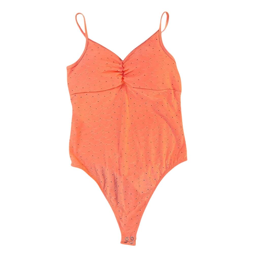 Orange bodysuit
